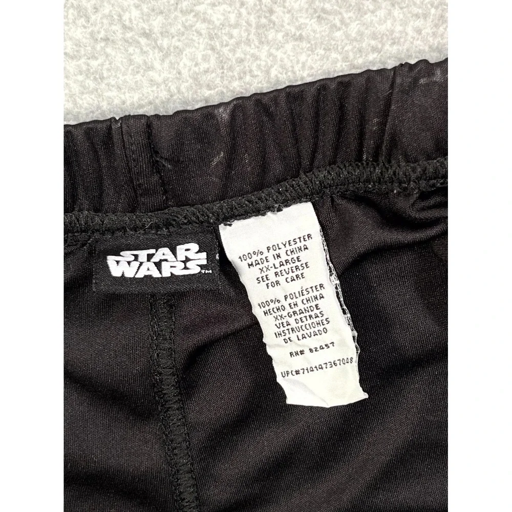 Star Wars Pajama Pants Mens 2XL Black Darth Vader Galactic‎ Empire Graphic Print